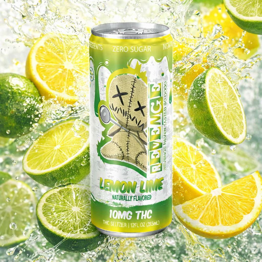 Revenge - Lemon Lime - 10mg THC Seltzer
