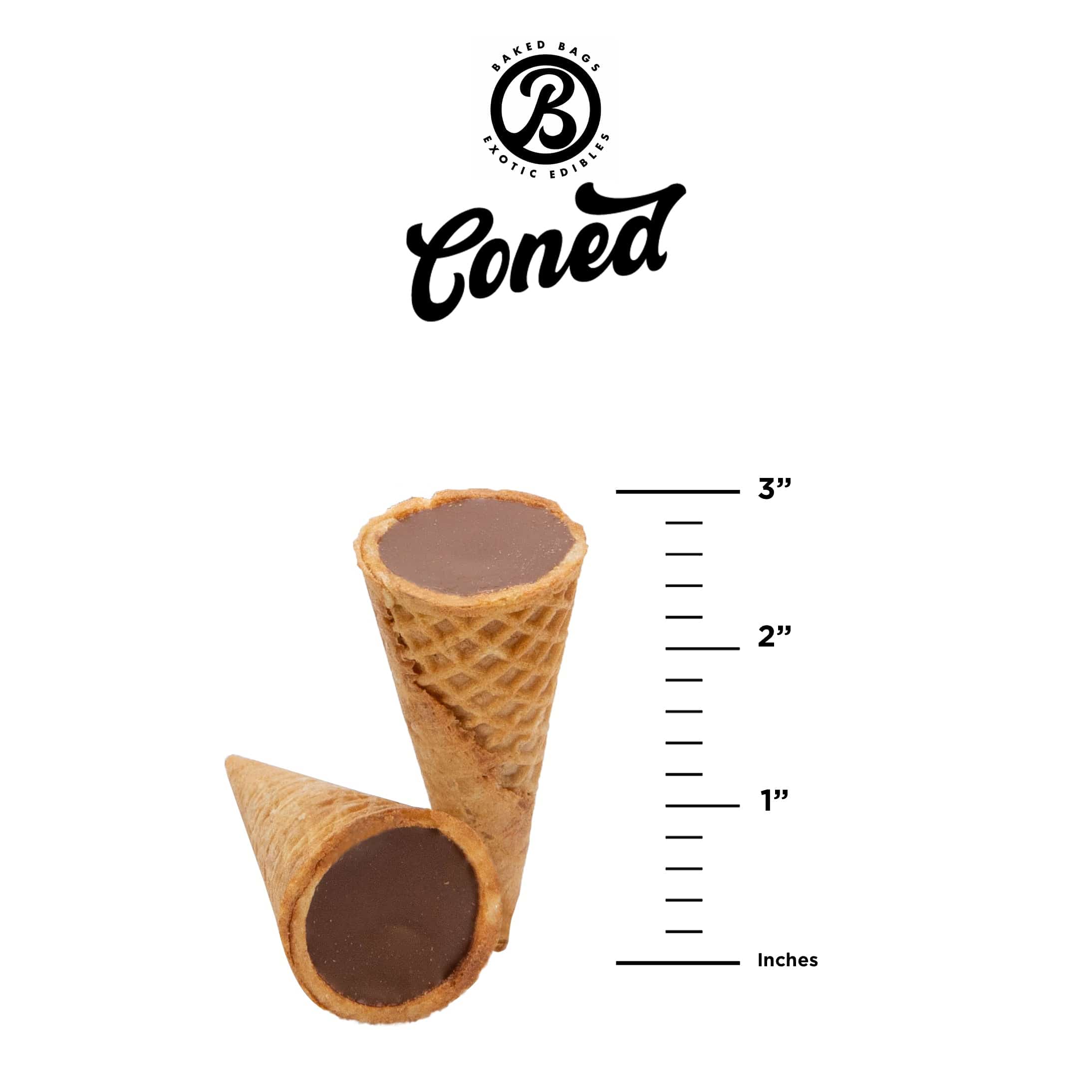 Coned - Milk Chocolate - Delta 9 THC 150mg