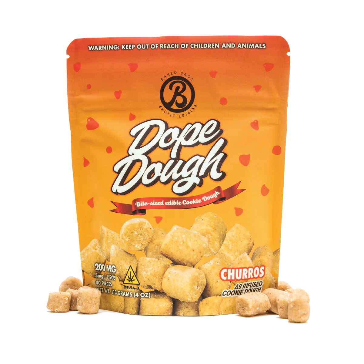 Dope Dough - Churros - Delta 9 THC 200mg