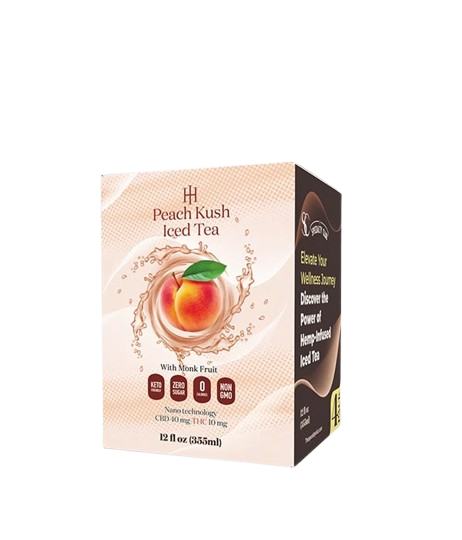Specialty Club - Peach Kush Ice Tea- 10mg D9 / 40mg CBD