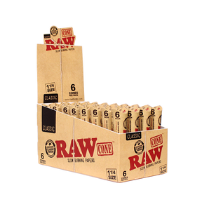 RAW Classic Cones - 1¼ - 6 Pack