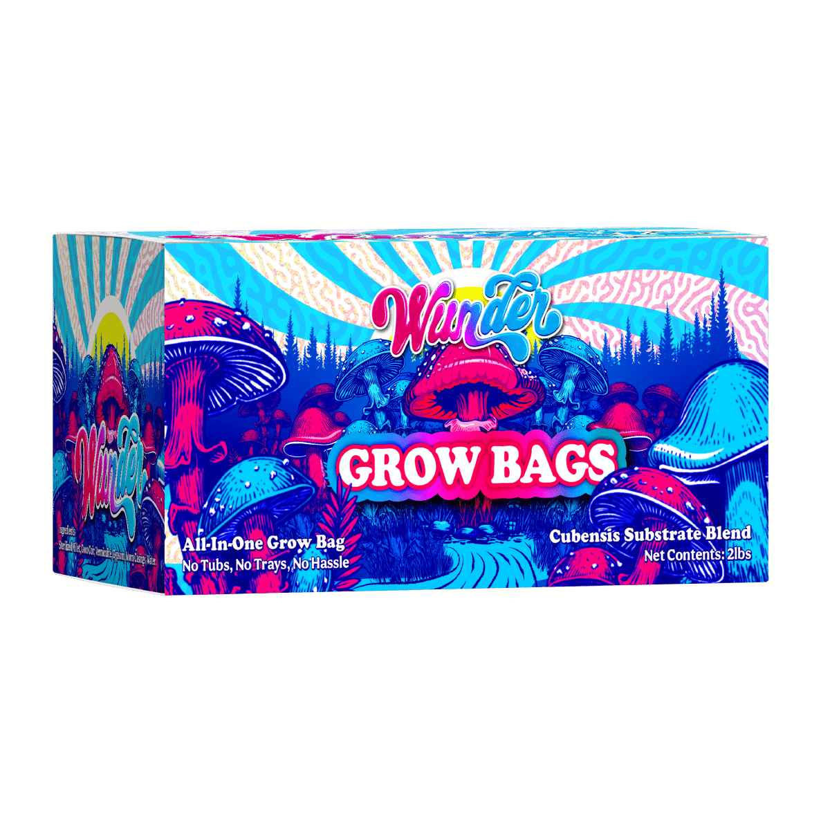 Wunder Grow Bags – Mushroom Subtrate Blend 2 lbs