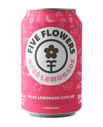 5 Flowers - Rose Lemonade - 10MG D9 THC / 10MG CBD