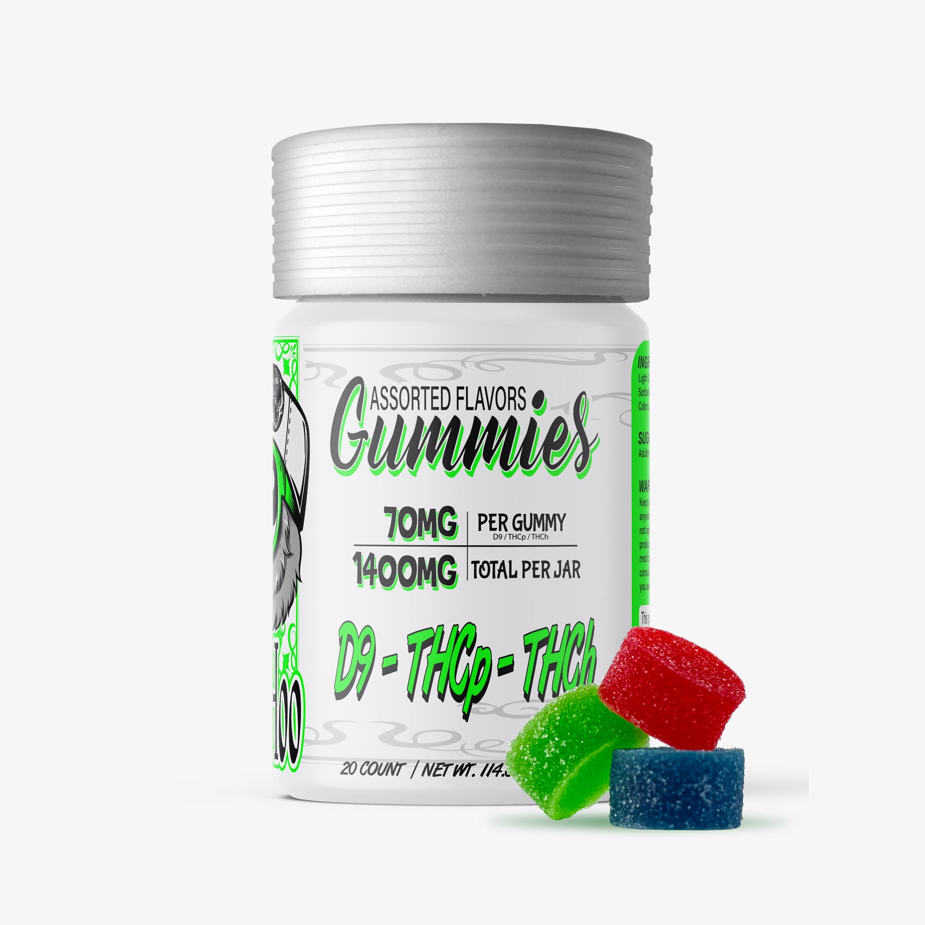 hootie hoo delta 9 gummies assorted back