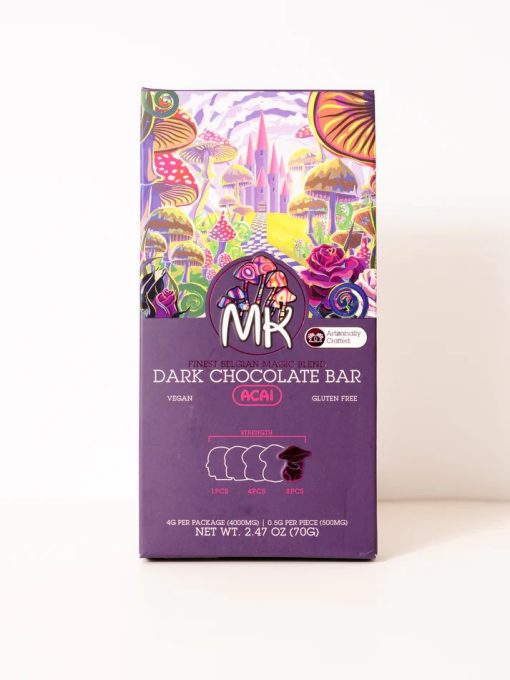 MK - 4000mg - MUSHROOM ACAI DARK CHOCOLATE BARS