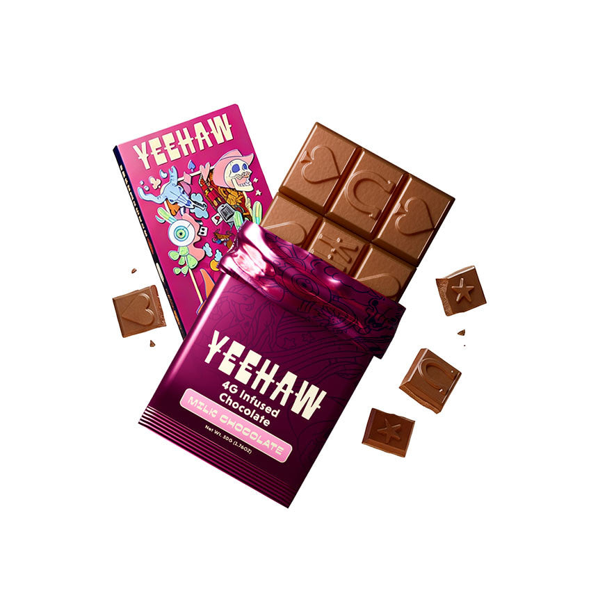 YEEHEW - 4000mg - INFUSED CHOCOLATE BAR - MILK CHOCOLATE