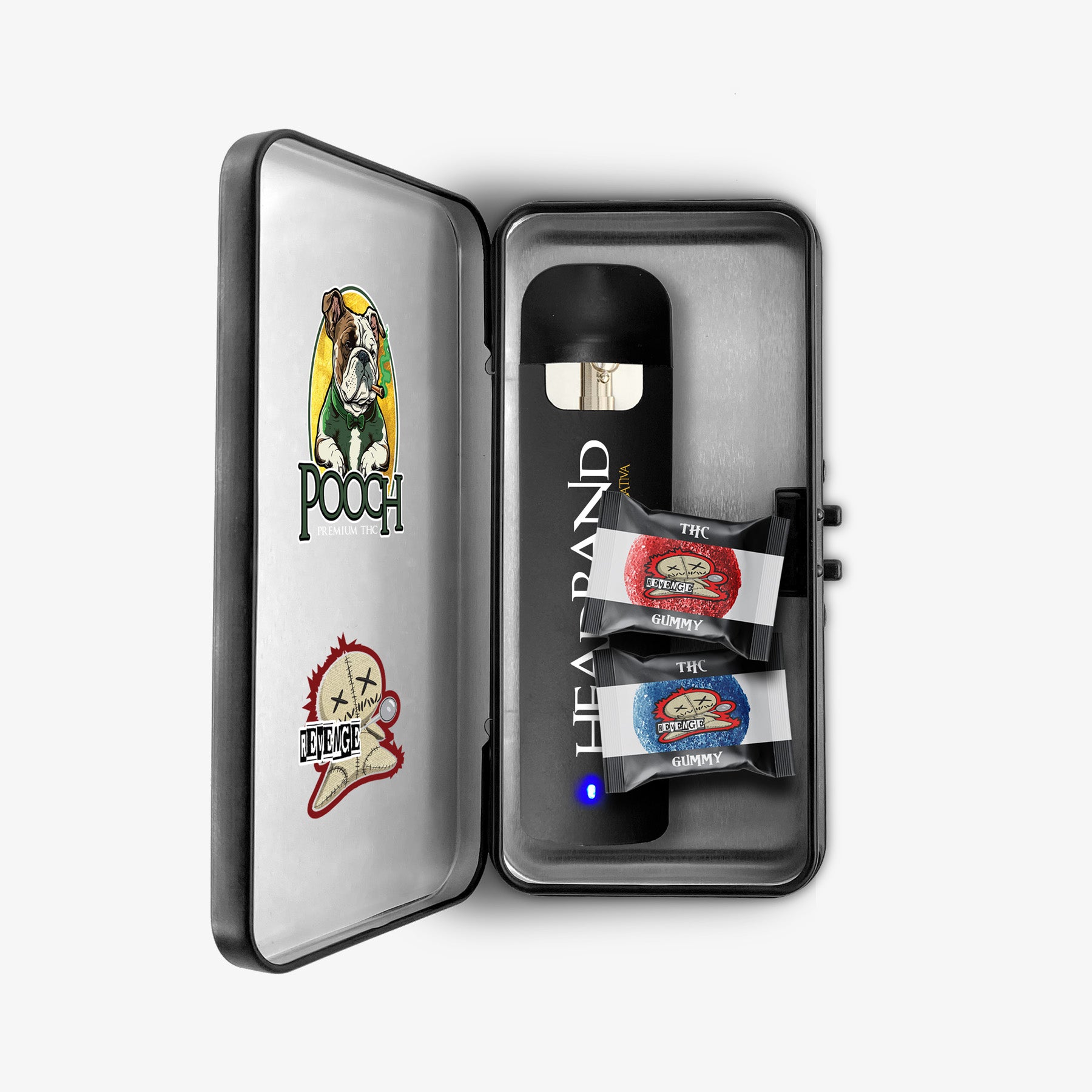 Pooch THC-A Disposable with revenge gummies