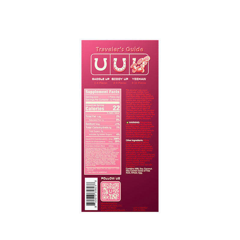 YEEHEW - 4000mg - INFUSED CHOCOLATE BAR - STRAWBERRY MILK