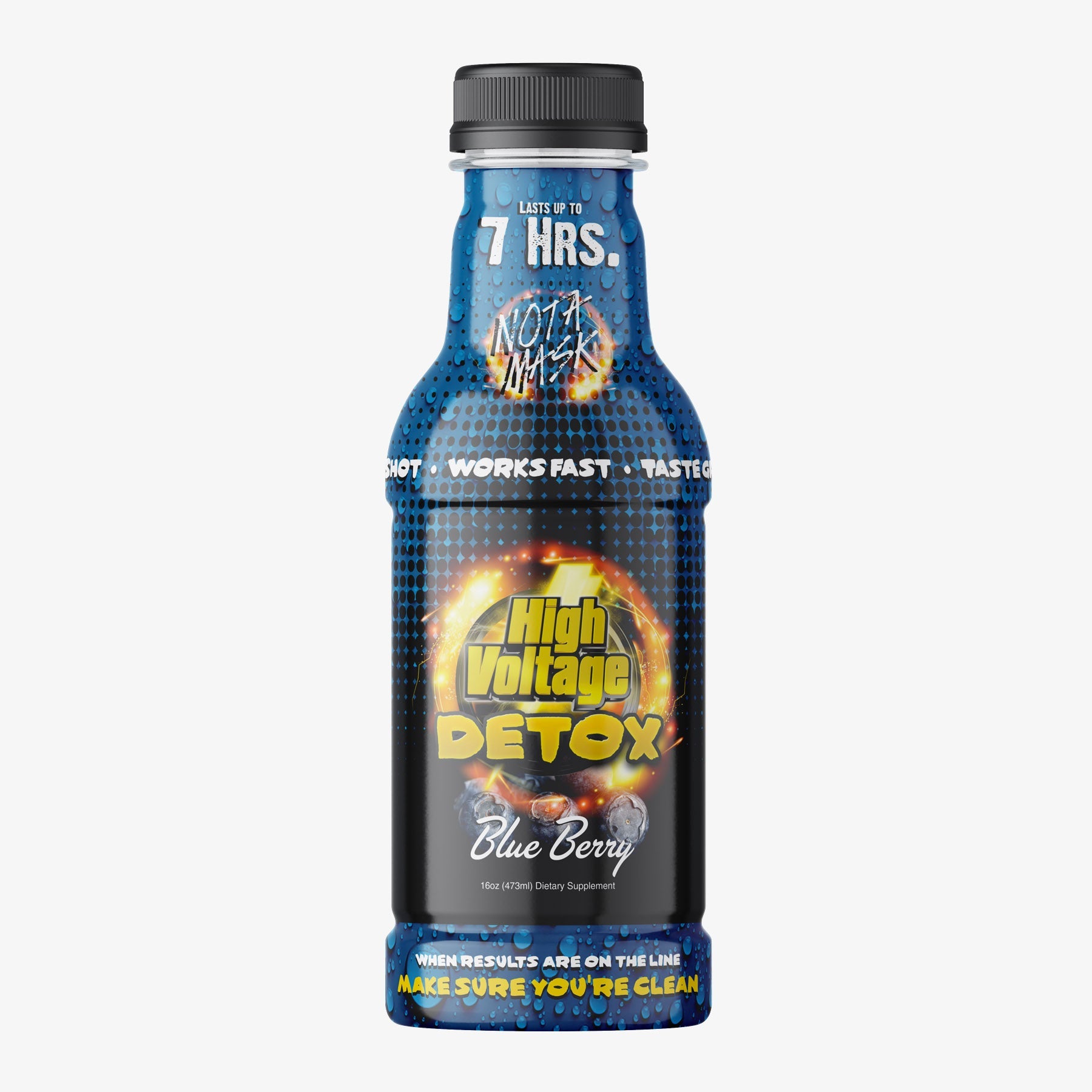 high voltage detox drink blue berry
