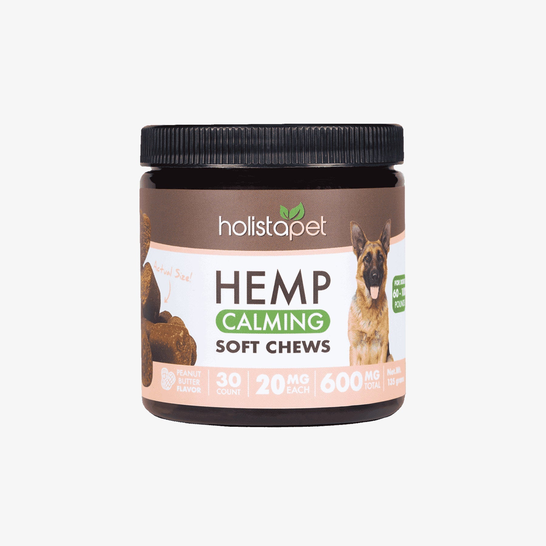 holista pet hemp soft chews dogs 600 milligrams
