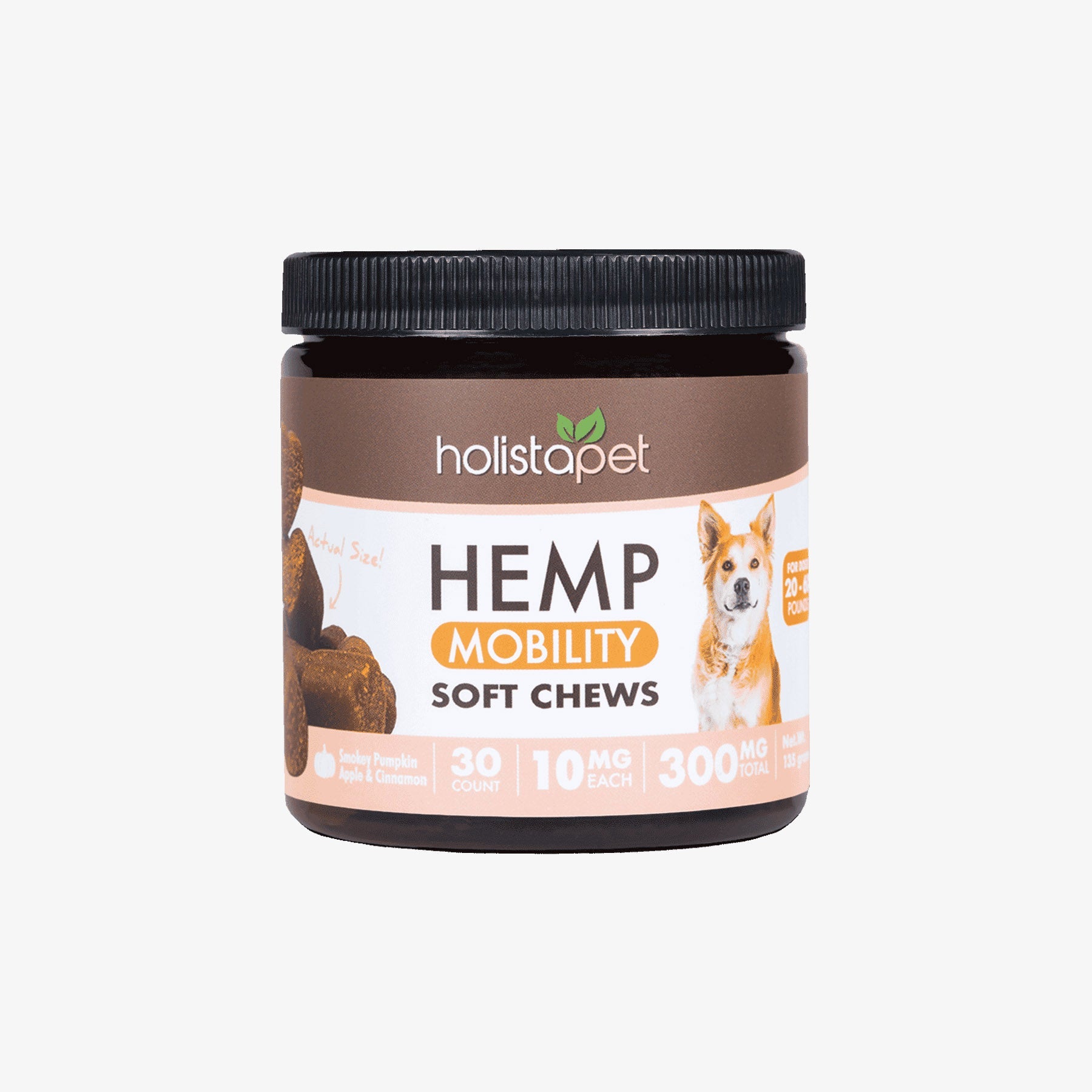 holistapet hemp soft chews mobility 300mg