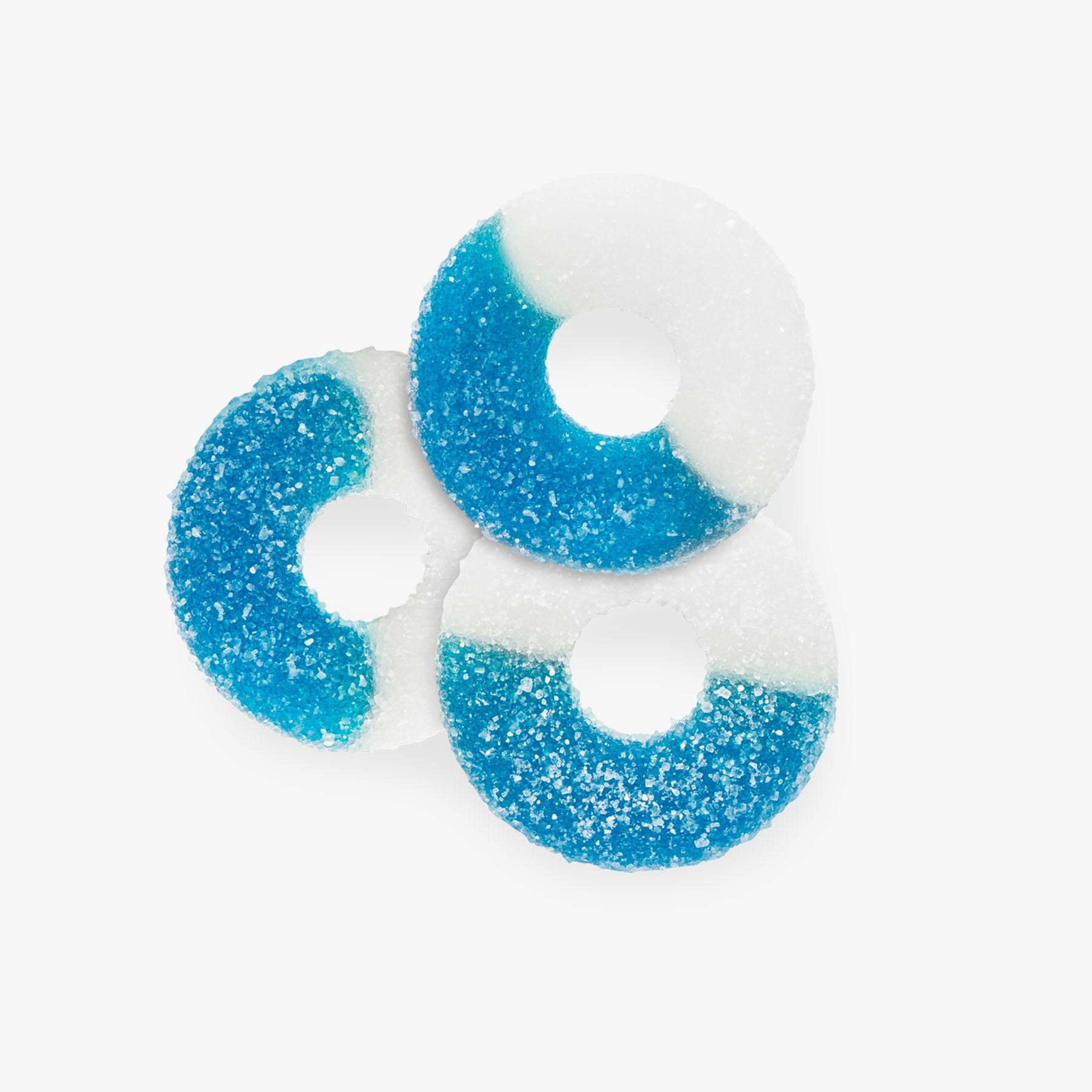 just cbd gummy rings blue razz detail