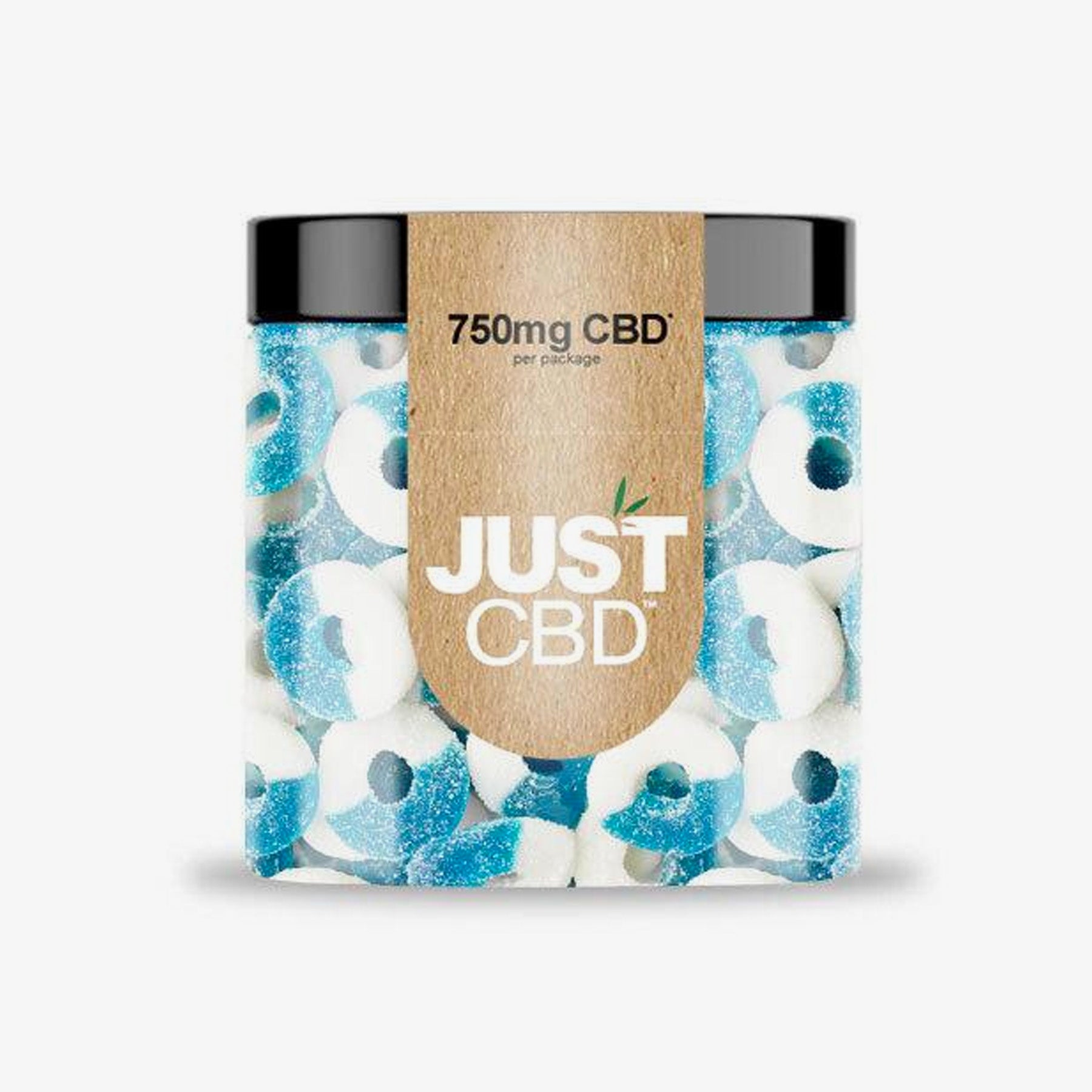 just cbd gummy rings blue razz 750 milligrams