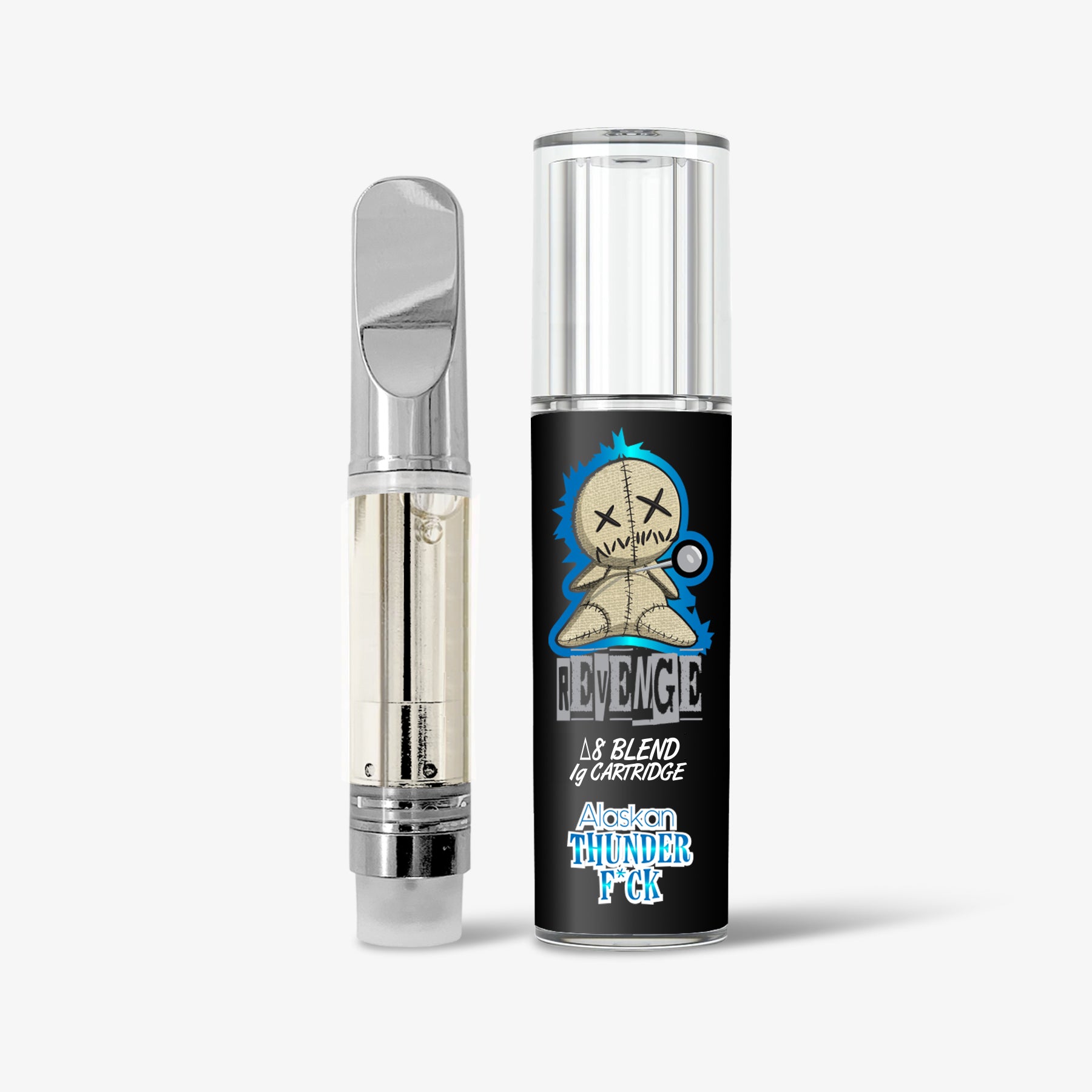 REVENGE Delta 8 THC Blended Cartridge alaskan thunder fuck 1ml