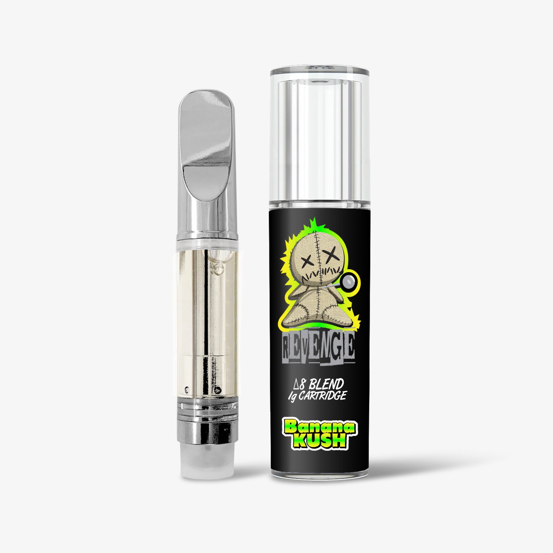 REVENGE Delta 8 THC-O Blended Cartridge Banana Kush 1m