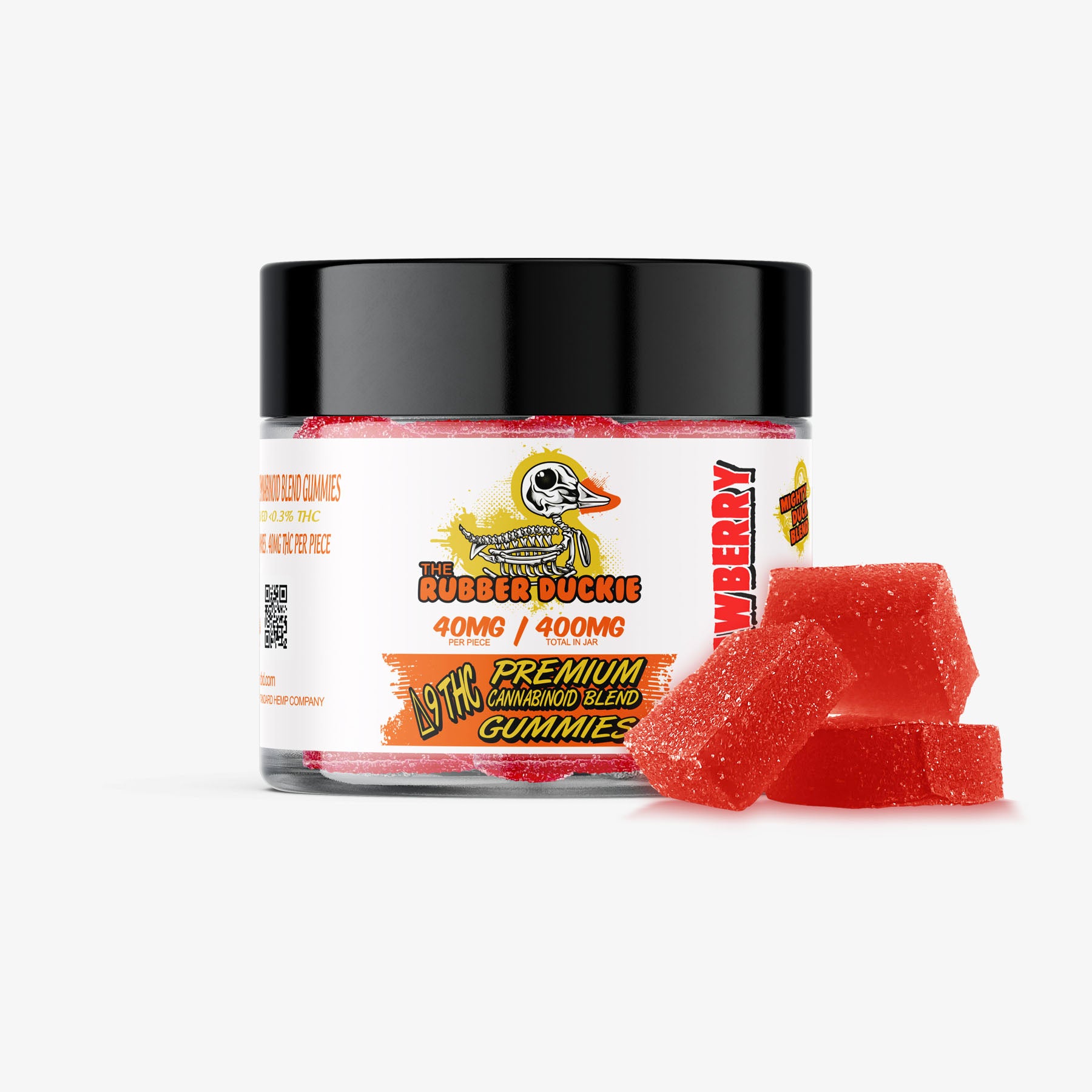delta 9 thc blended gummies rubber duckie 10ct strawberry