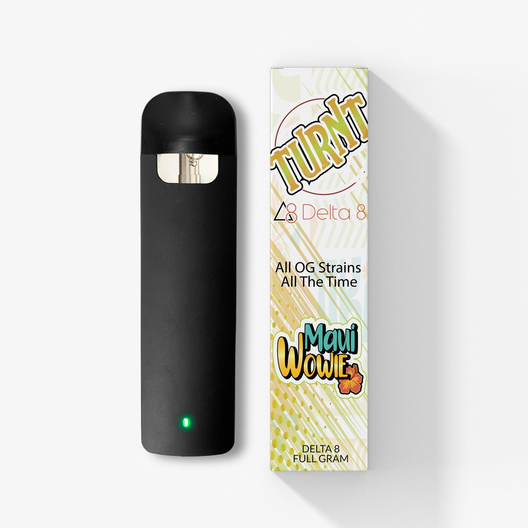 TURNT Delta 8 THC DIsposable Maui Wowie 1g