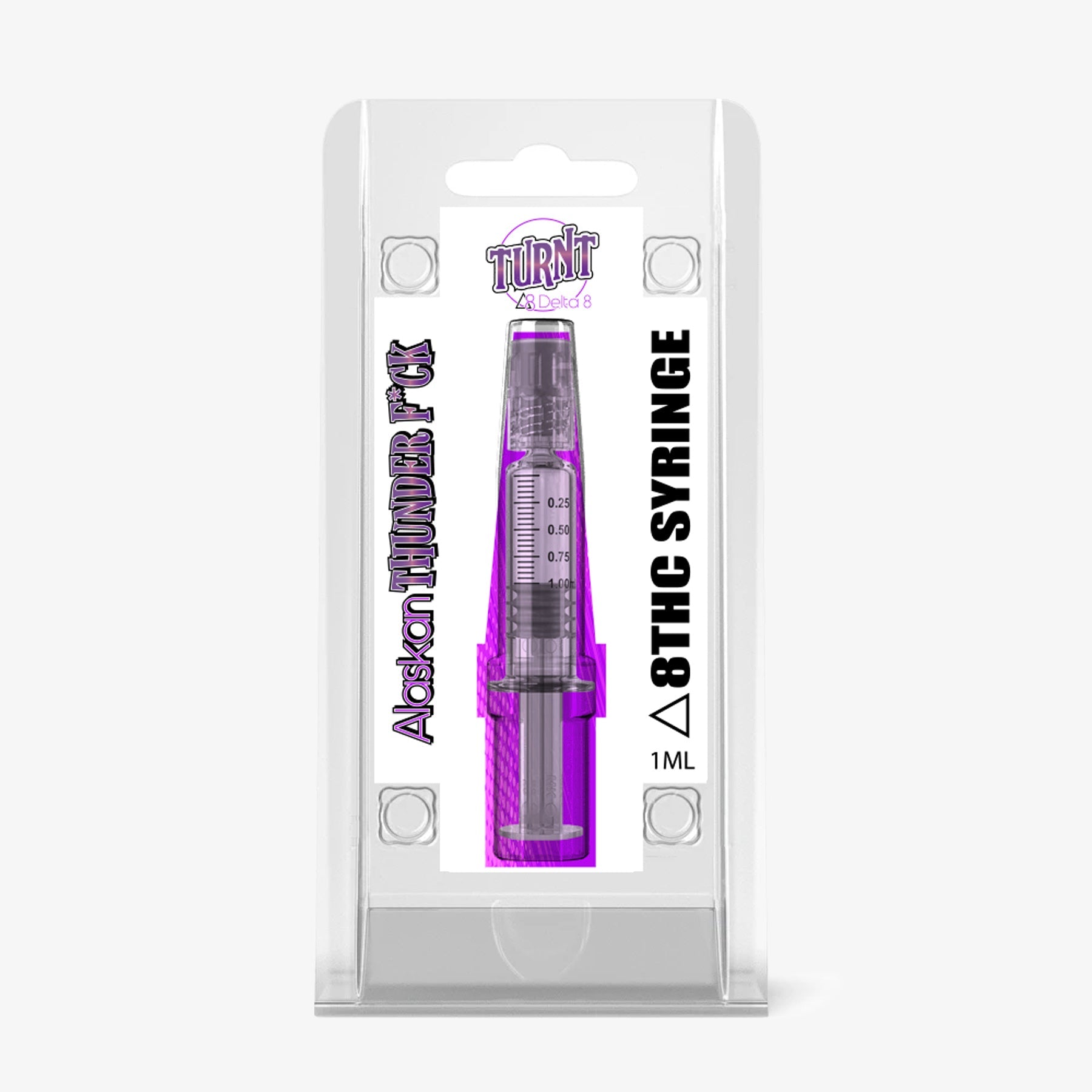 TURNT Delta 8 THC Wax Syringe Alaskan Thunder F*ck 1ml