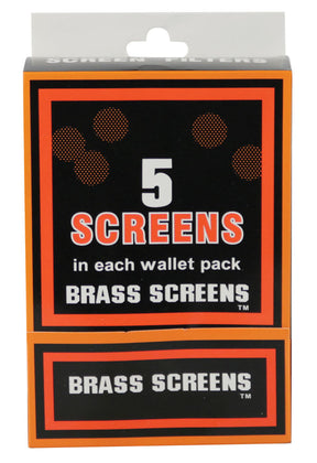 1/2" Gold/Brass Screen Filters - 5 Screen Pks