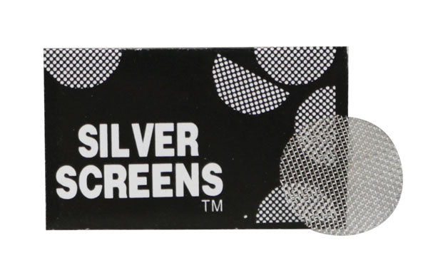 Pipe Screen Filters - 1/2" / Silver - 5 Screen Pks