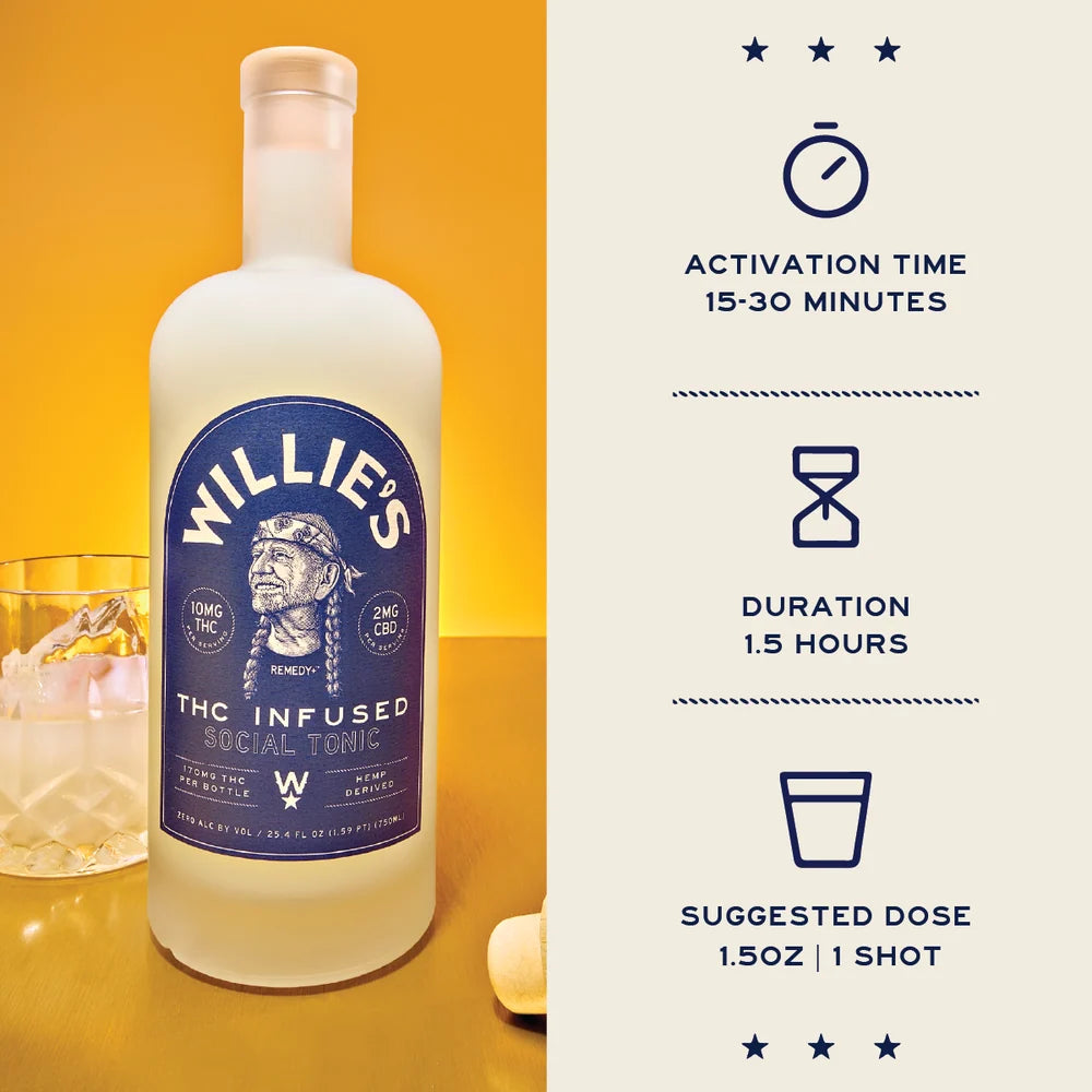 Willie's Remedy - THC Social Tonic - 175MG D9 THC