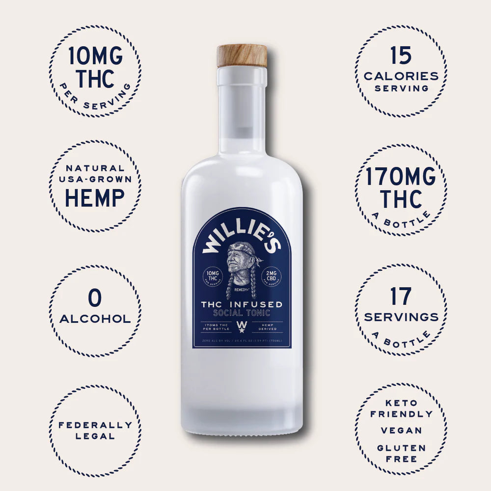 Willie's Remedy - THC Social Tonic - 175MG D9 THC