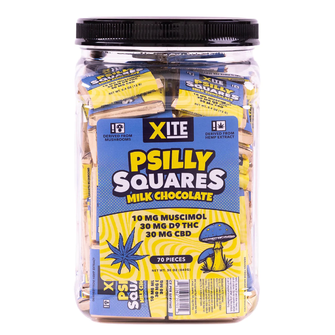 Xite - 70mg - PSILLY SQUARE MUSHROOM MILK MINI