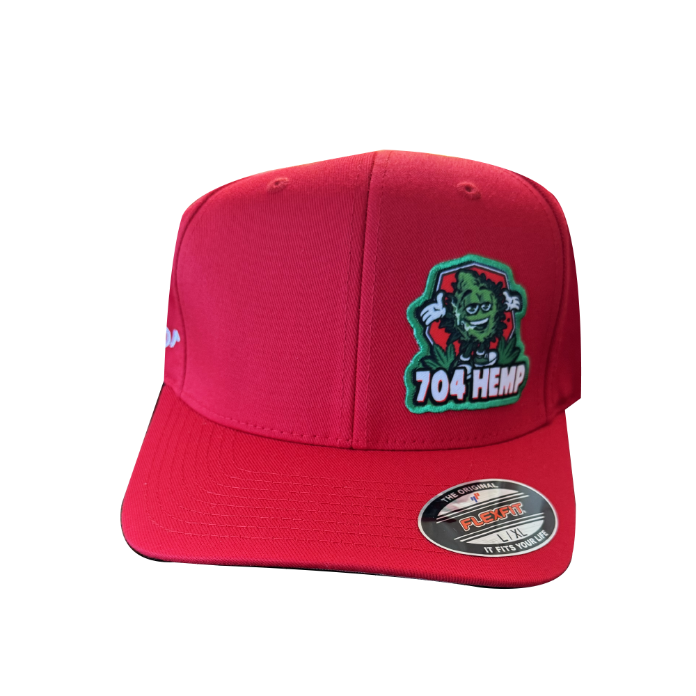 704 Hemp - Fitted Hat - Red