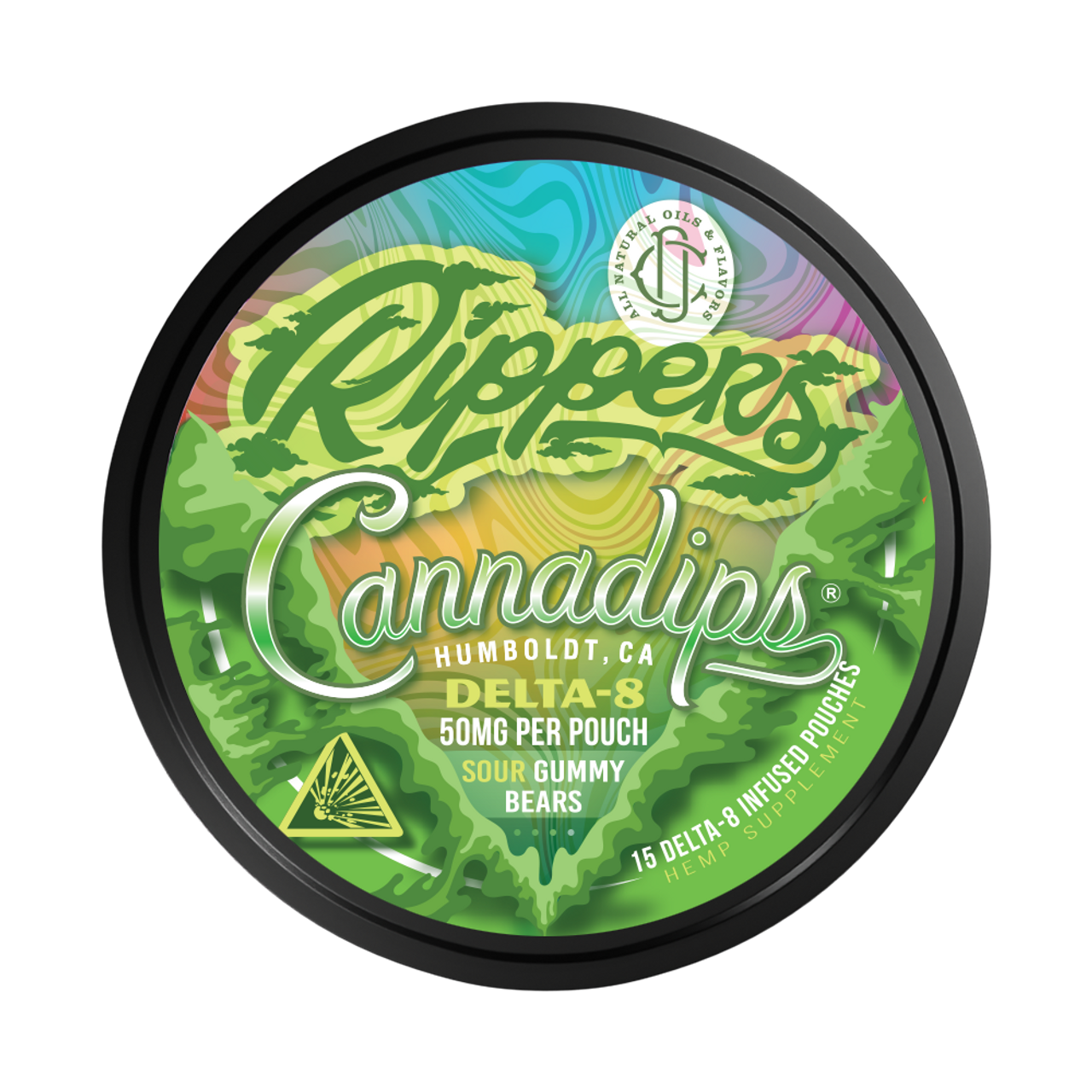 Rippers - Sour Gummy Bear - Delta 8 Dip - 750mg