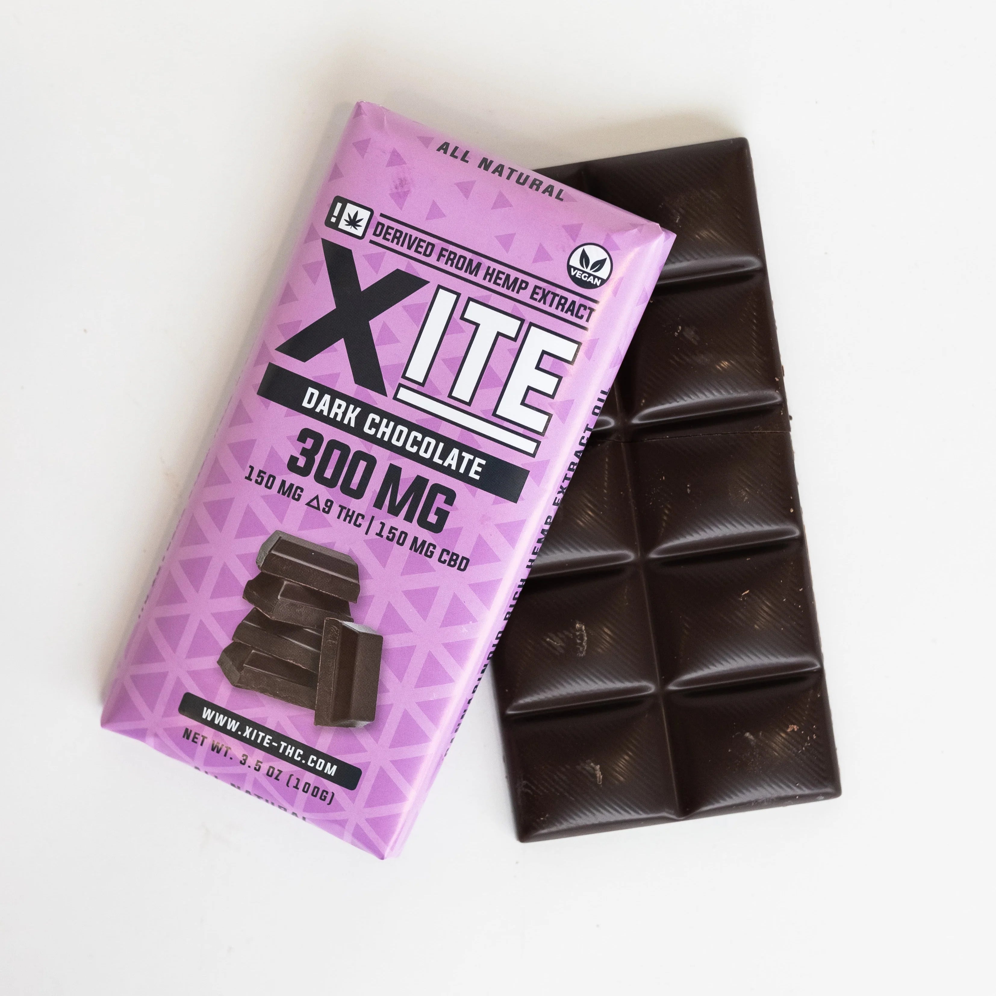 Xite - D9 Dark Chocolate Bar - 300mg