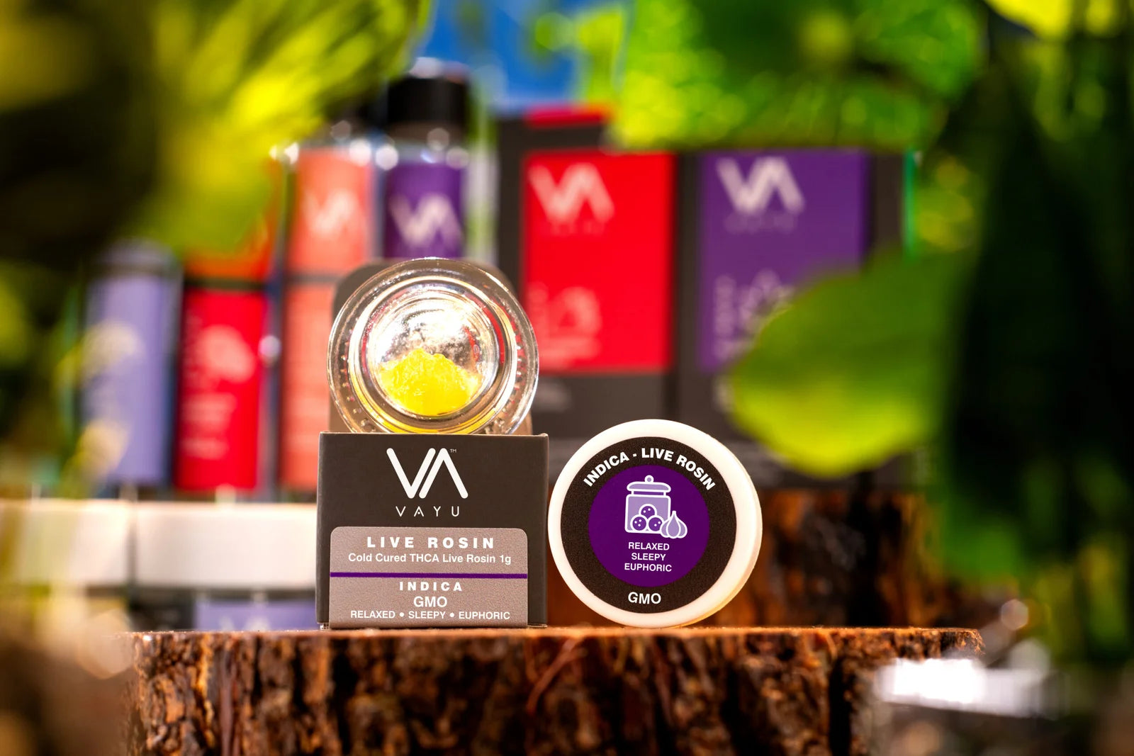 Vayu - Cold Cured THCa Live Rosin - GMO - 1g