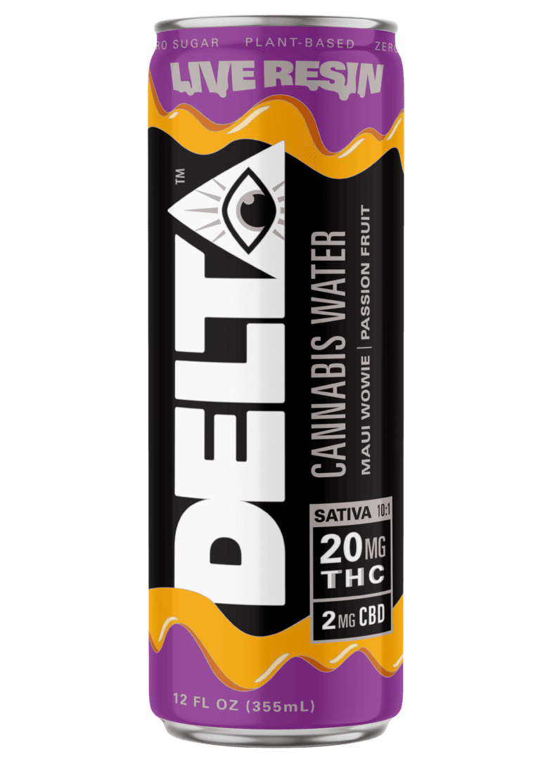 Delta Cannabis Water - Passion Fruit - 20mg D9 / 5mg CBD