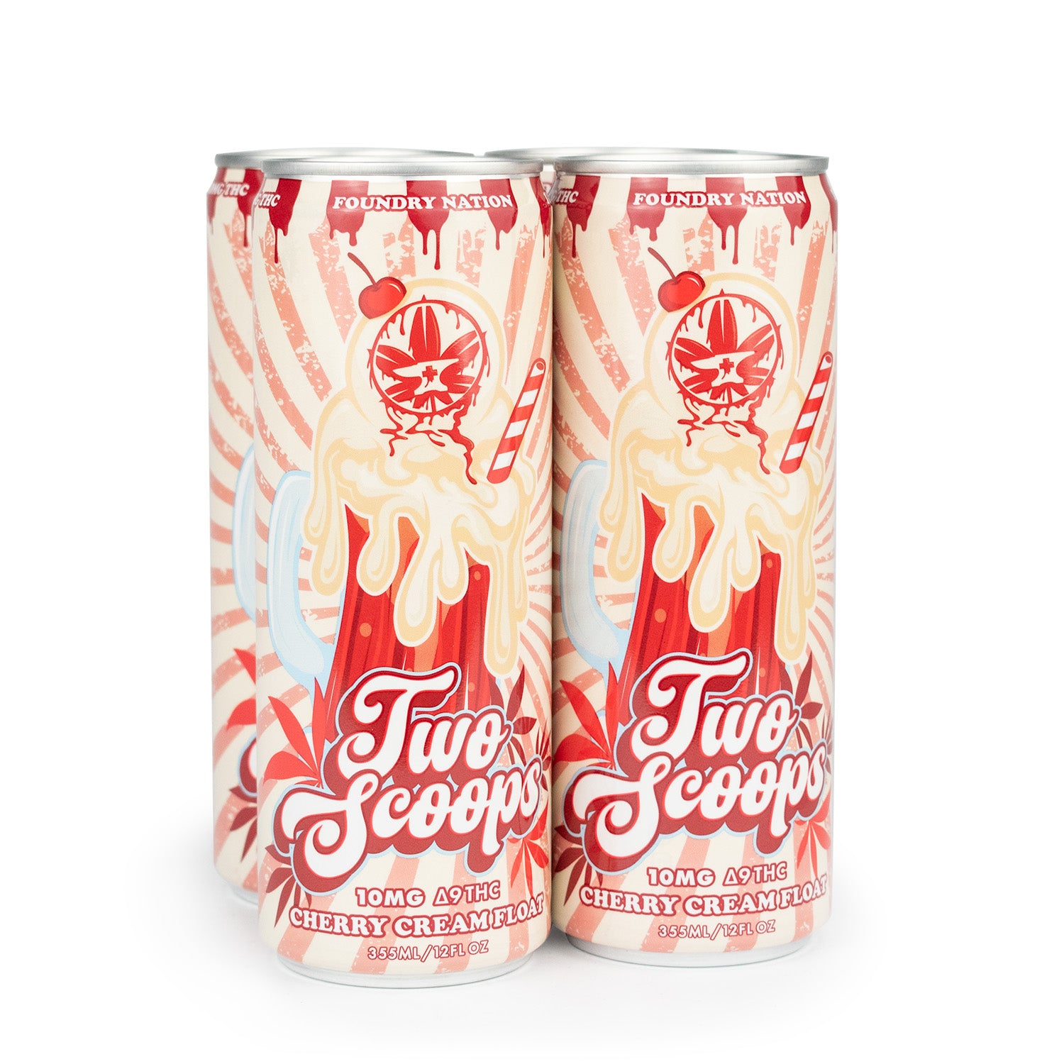 Foundry Nation Two Scoops - Cherry Cream Float - 10mg D9