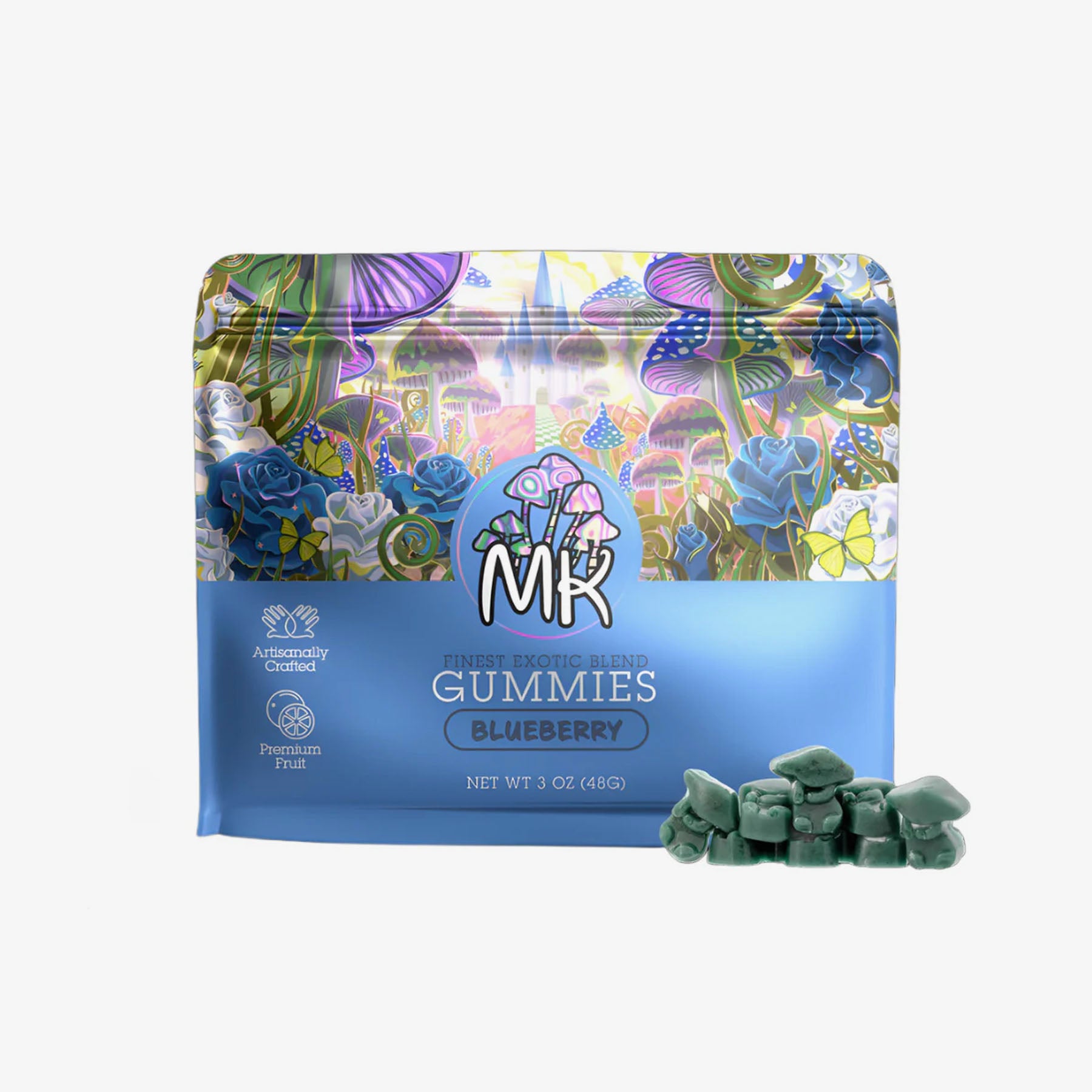 MK mushroom gummies blueberry