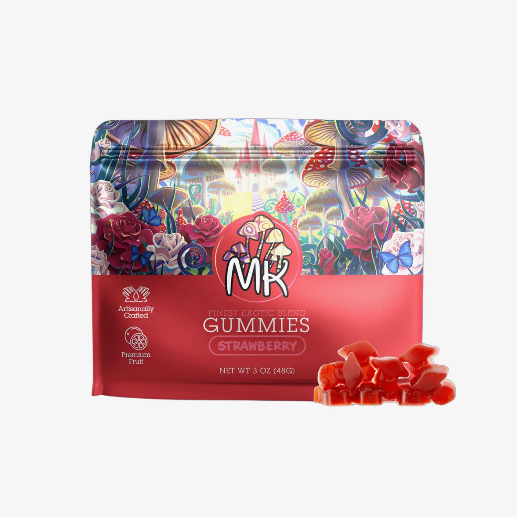 MK mushroom gummies strawberry