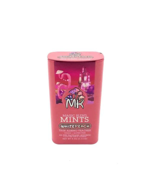 MK - MUSHROOM CANDIES - MAGIC BLEND MINTS - WHITE PEACH