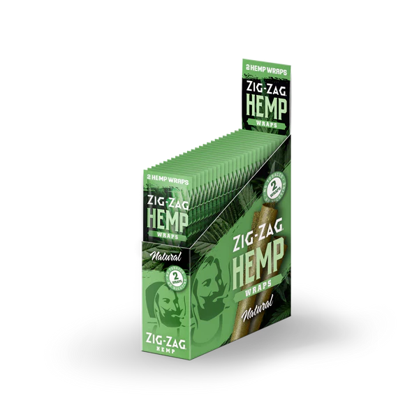 Zig Zag Hemp Wraps - Natural