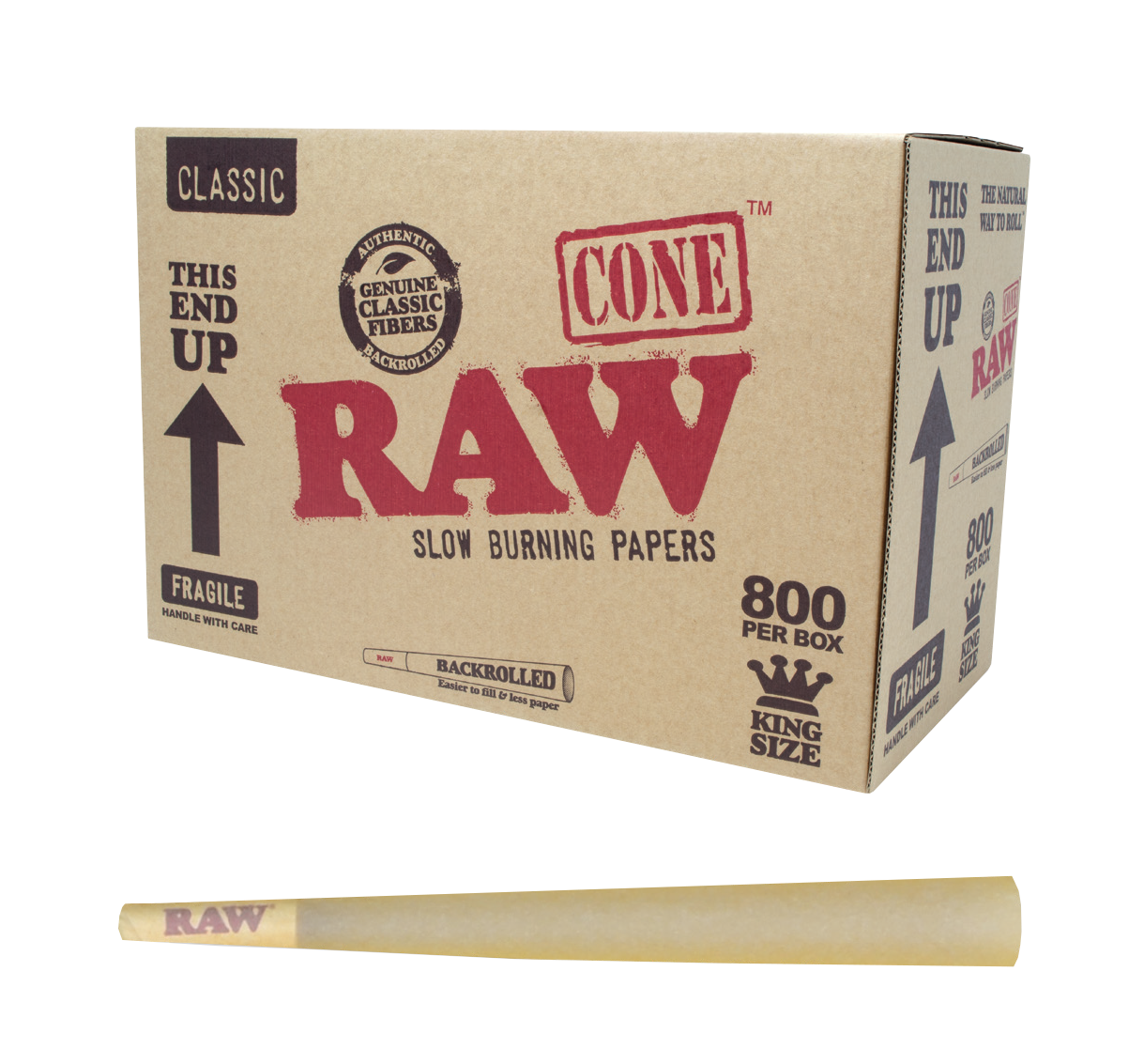 RAW Classic Cones - King Size - 3 Pack