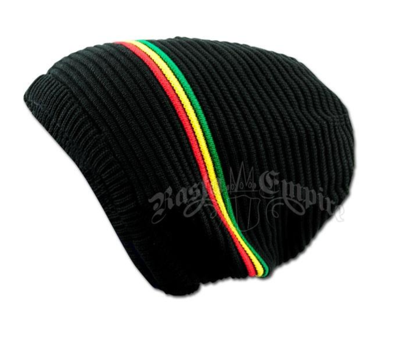 Oversized Black/Rasta - Beanie