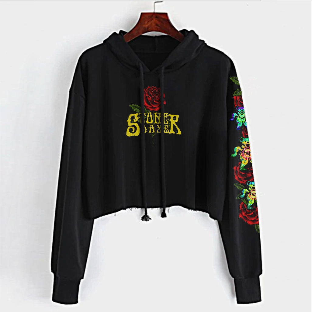 Grateful Dabs - Crop Hoodie