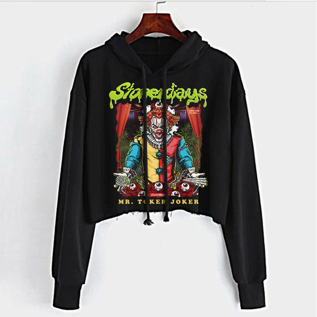 Mr. Toker Joker - Crop Hoodie