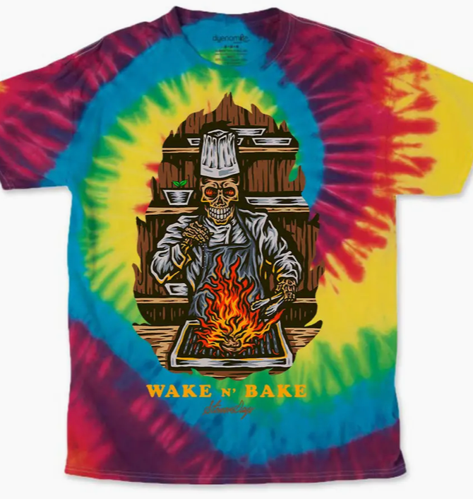 Wake n Bake (Tie Die) - T-Shirt