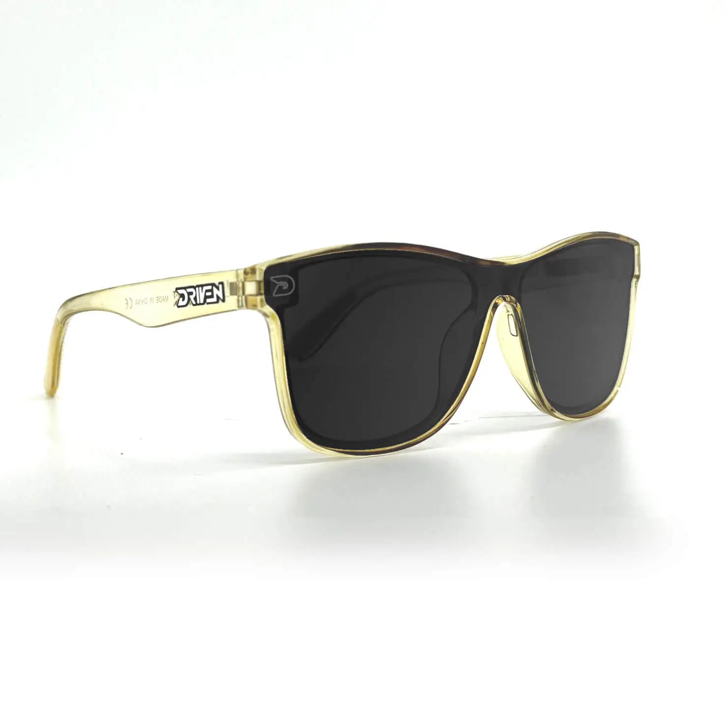 Driven Sunglasses - Slide Job - Gold Clear