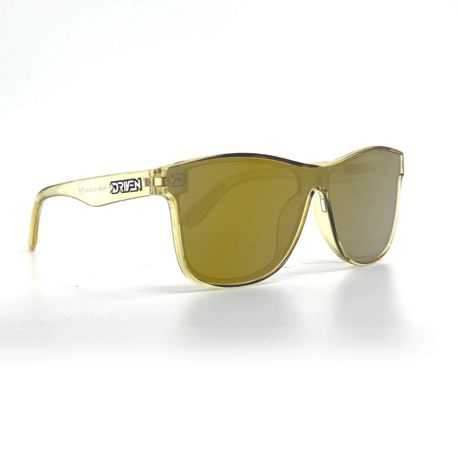 Driven Sunglasses - Slide Job - Gold Clear