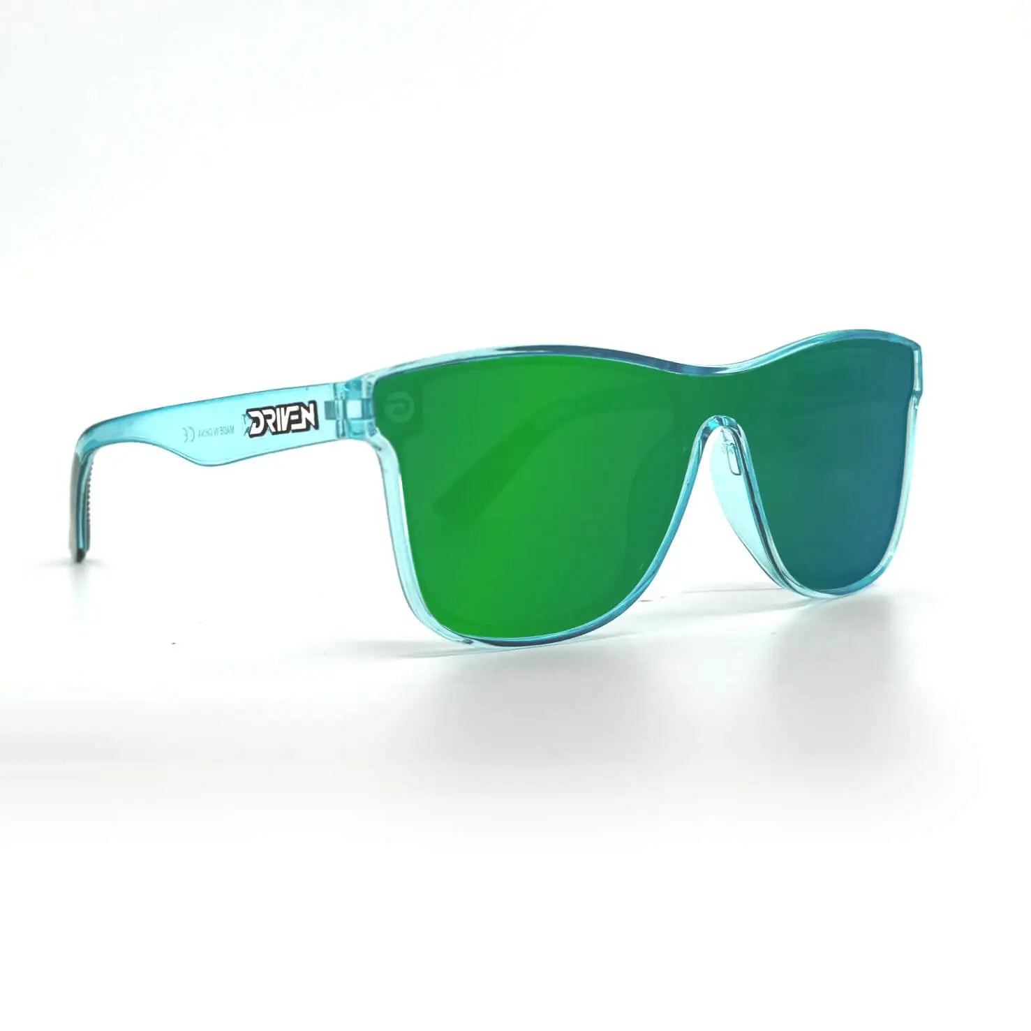 Driven Sunglasses - Slide Job - Teal Clear