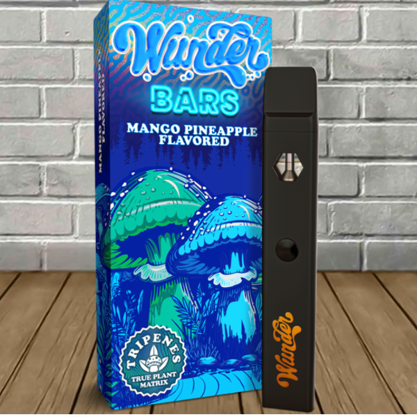 Wunder Bars - Magic Mushroom Disposable Vape 2.2g - Mango Pineapple