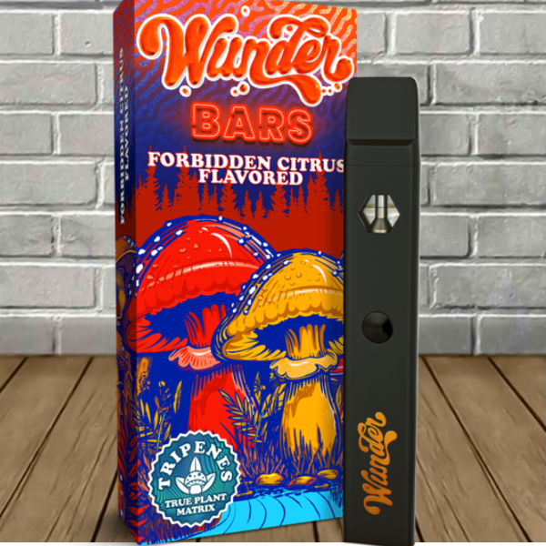 Wunder Bars - Magic Mushroom Disposable Vape 2.2g - Forbidden Citus