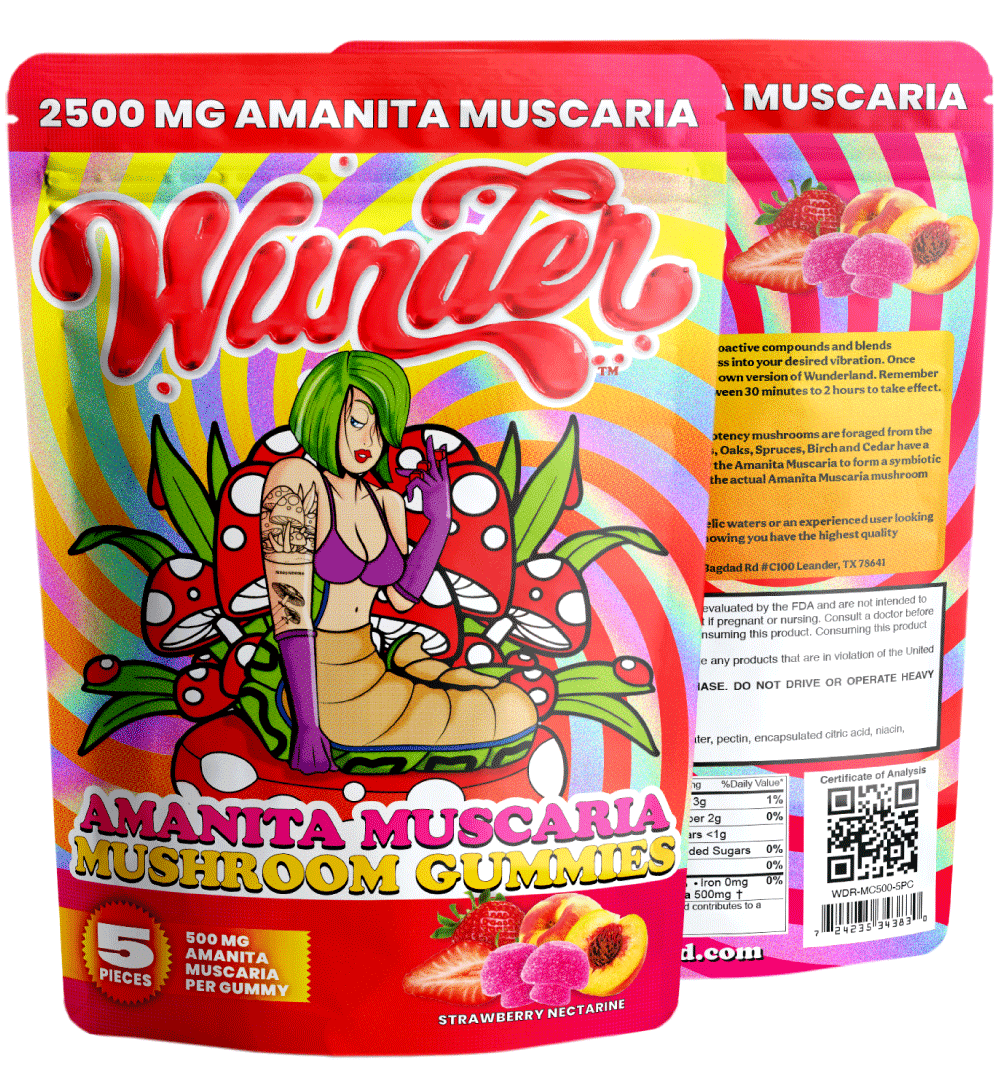 Wunder - 2500MG AMANITA MUSCARIA MUSHROOMS GUMMIES