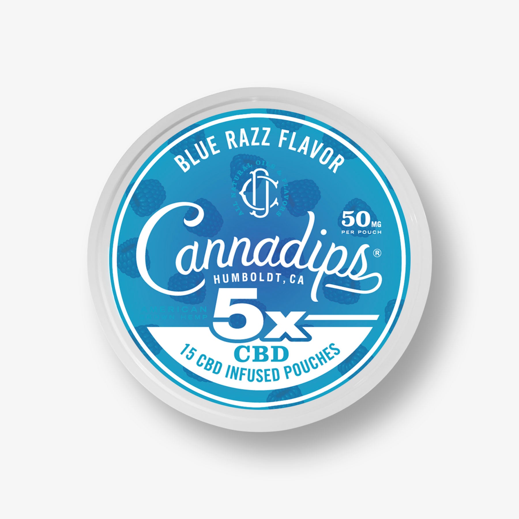 cannadips 5x CBD blue razz dip