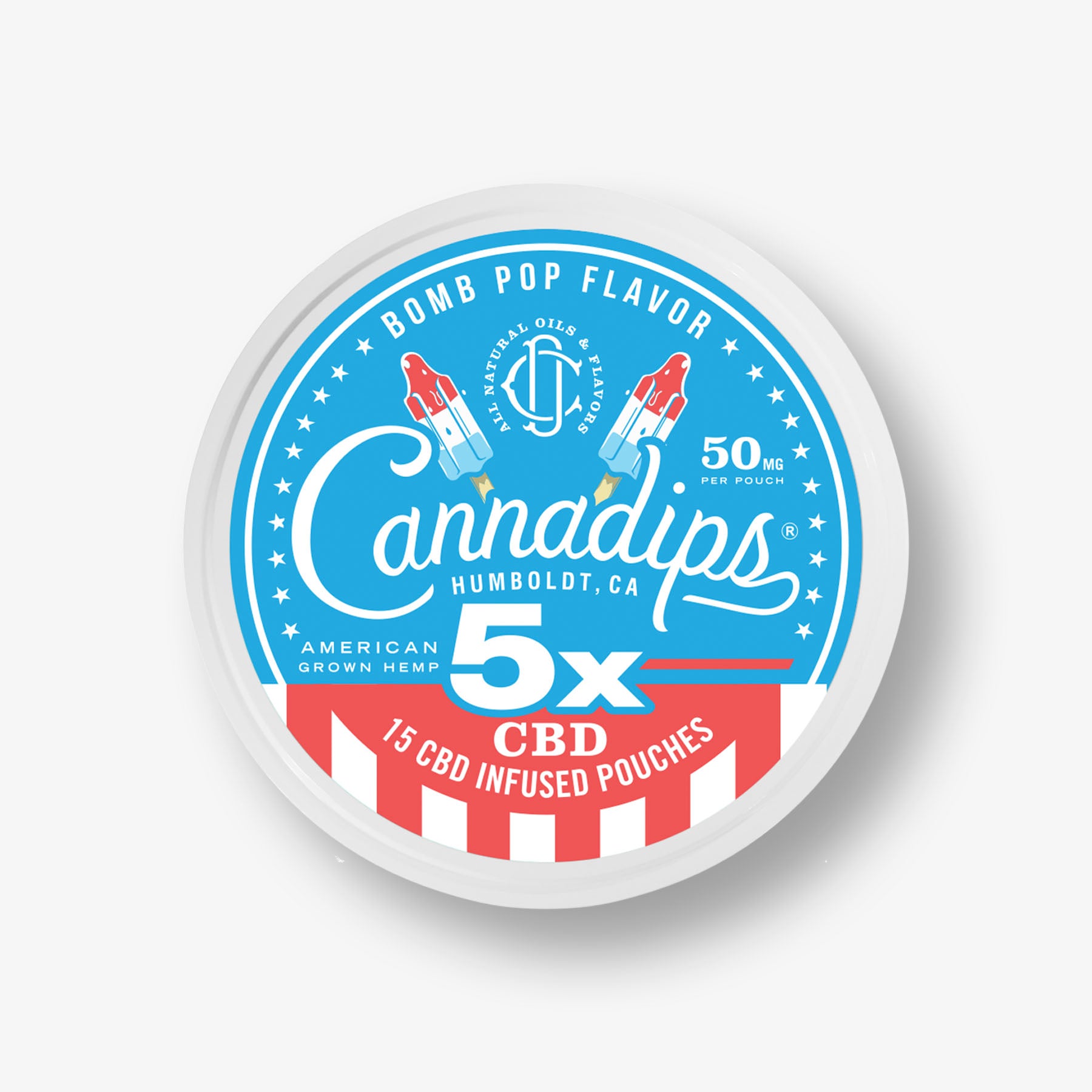 cannadips 5x CBD bomb pop dip